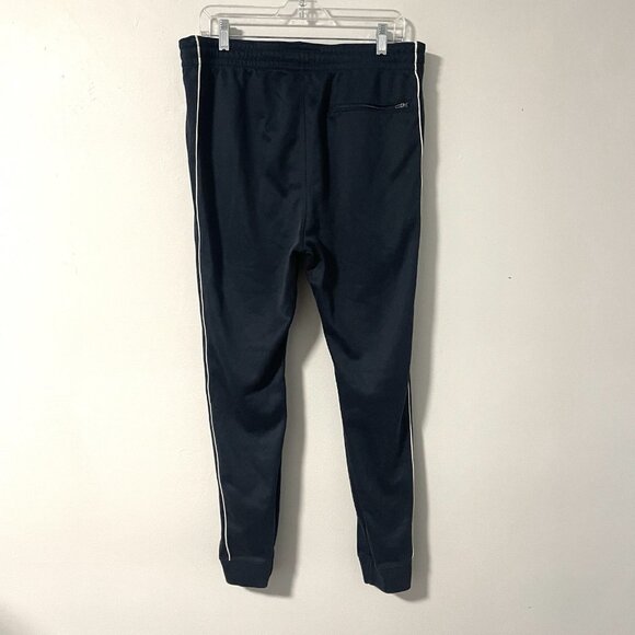 Abercrombie and Fitch Navy Blue White Side Stripe Joggers Sweatpants Men's L - Picture 4 of 12